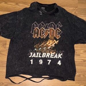 AC/DC Black Graphic mens T-Shirt